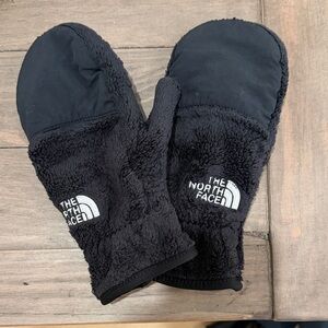 The North Face Black Fleece Mittens